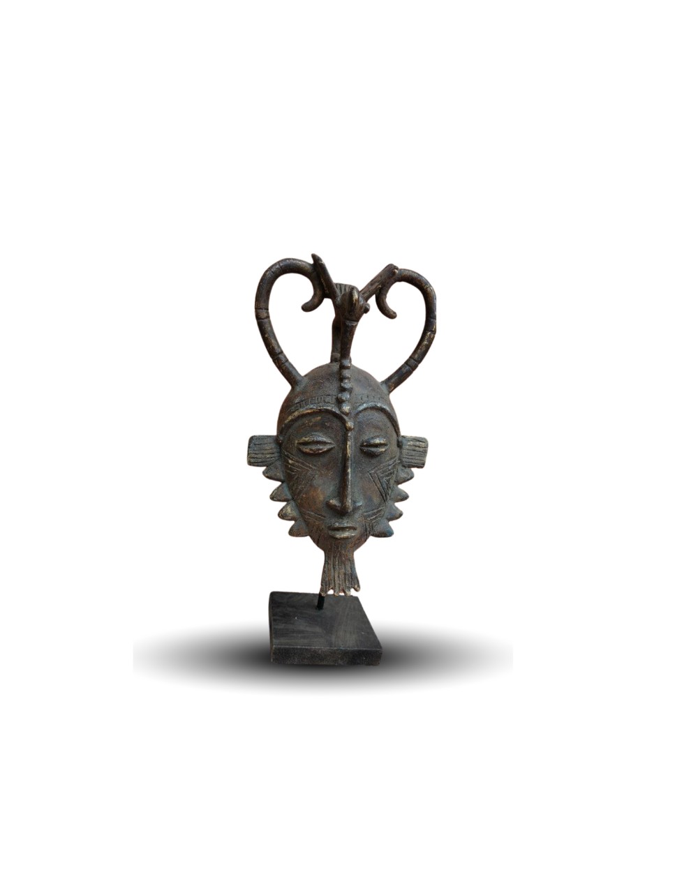 IVORY COAST - BRONZE GURU MASK