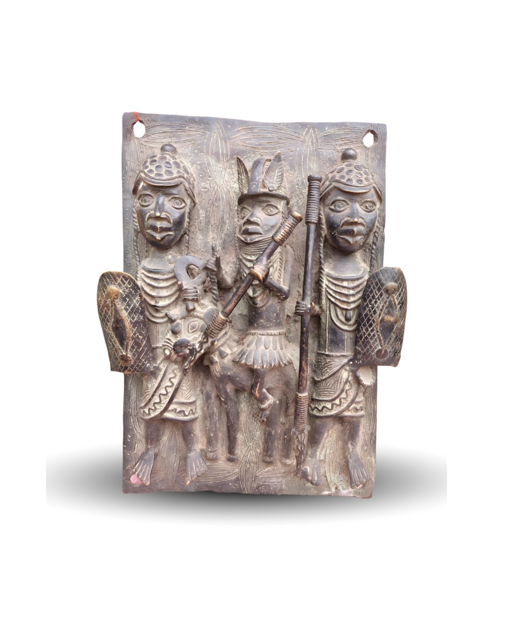 BENIN - BRONZE PLAQUE