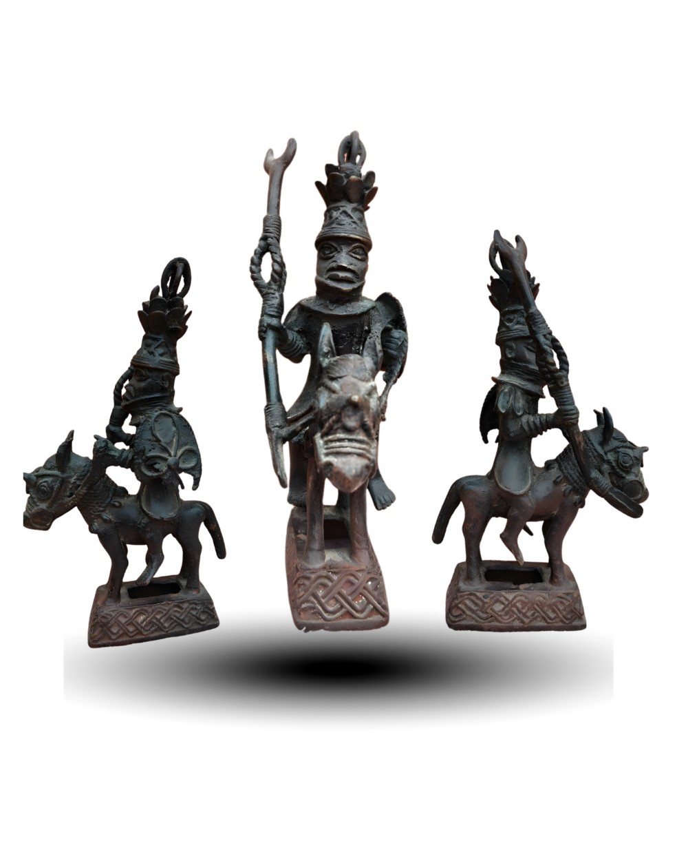 BENIN – IFE TRIBE BRONZE KING - Variant 2