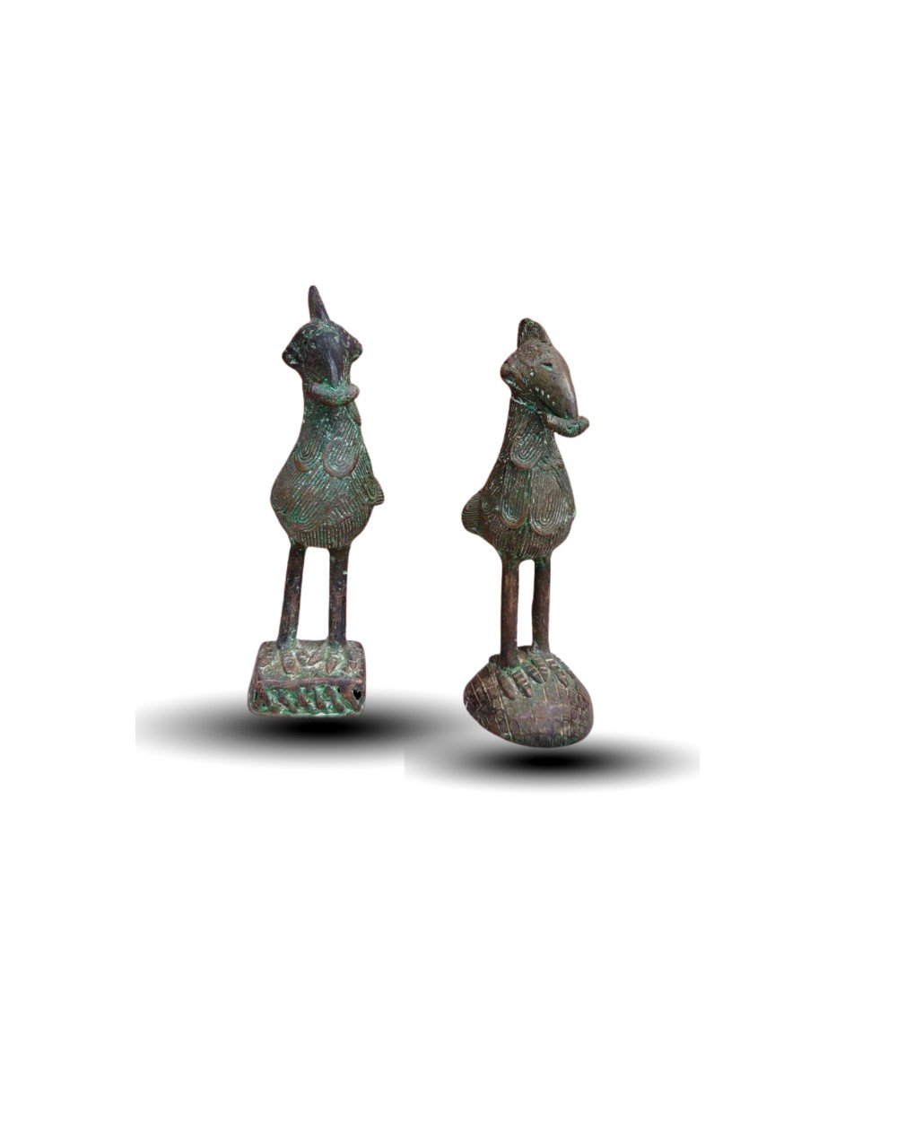BENIN - IFE BRONZE BIRDS
