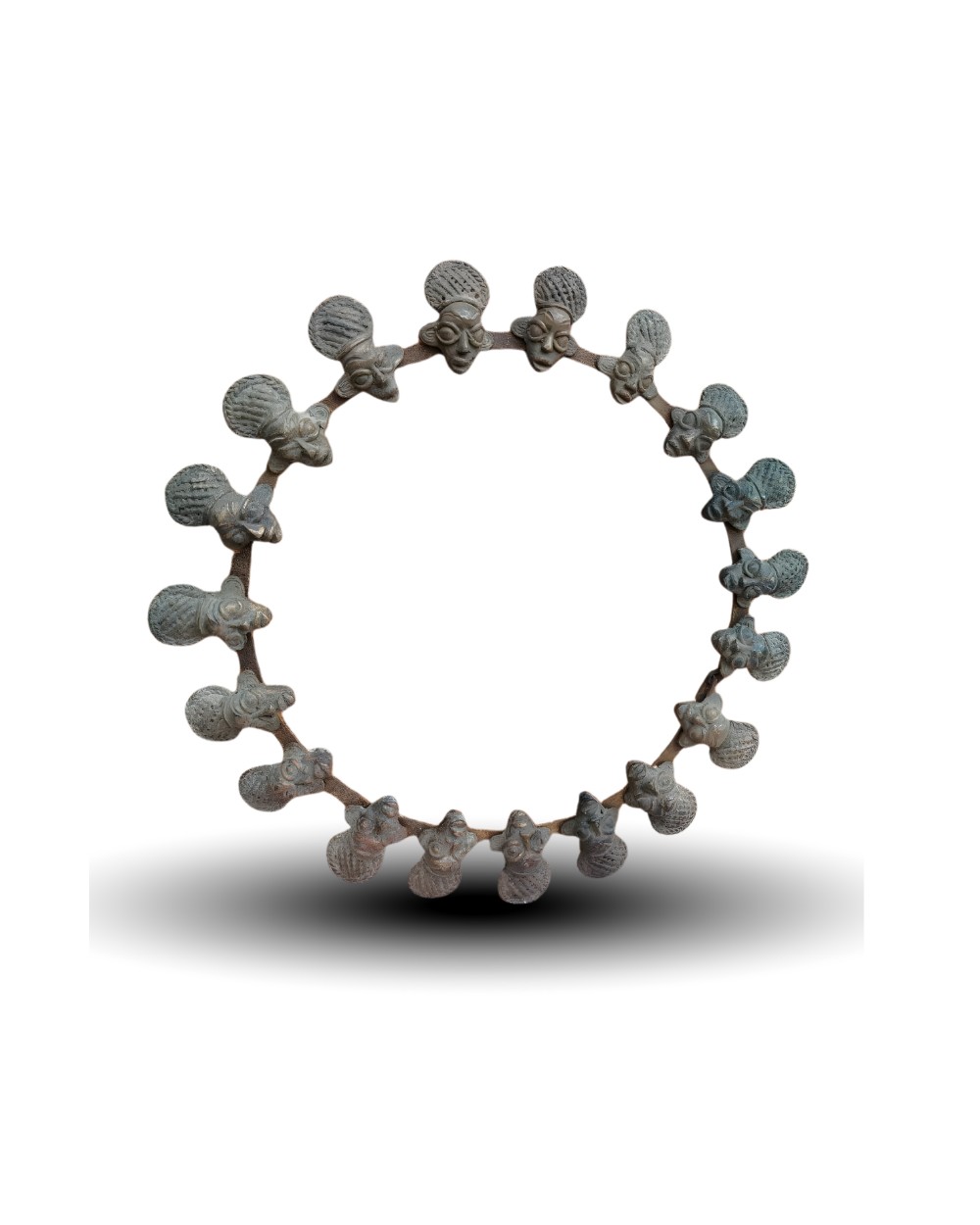 CHAD - BRONZE NECK RING OF KING