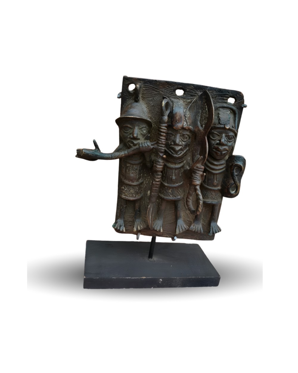 BENIN - SMALL BLACK PLAQUE