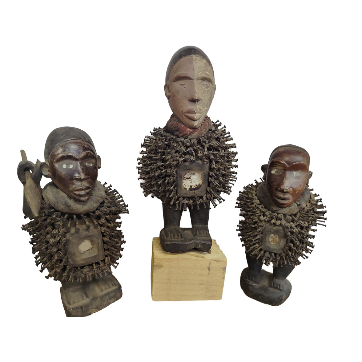 Congo: Small: Bakongo: Nkisi/Nkondi Figures: Fetish